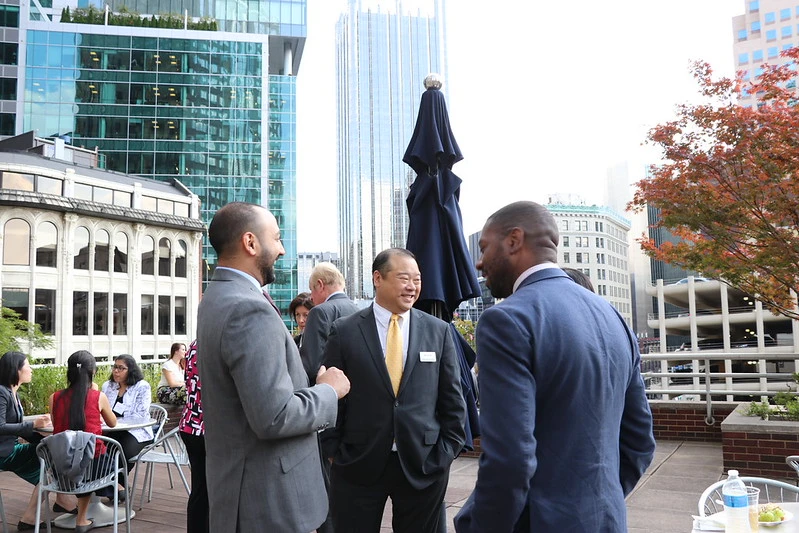 Diverse men on PGH rooftop